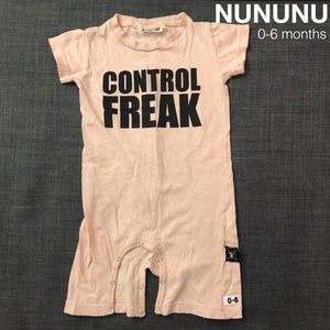 🎀 Nununu Playsuit. 0-6 months 🎀